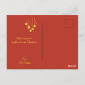 Carte Postale Joyeux Noël classique (Dos)