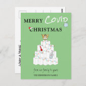 Carte Postale Joyeux Noël Convid Icone (Devant / Derrière)