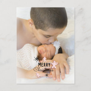 Carte Postale Joyeux Noël Cookie Gingerbread Photo