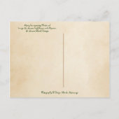 Carte Postale Joyeux Noël dans les basses terres de la Géorgie c (Dos)