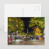 Carte Postale Joyeux Noël de Burlington, VT (Devant / Derrière)