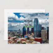 Carte Postale Joyeux Noël de Dallas, Texas (Devant / Derrière)