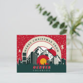 Carte Postale Joyeux Noël De Denver Colorado Souvenirs (Debout devant)