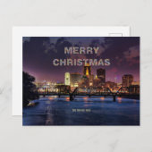 Carte Postale Joyeux Noël de Des Moines (Devant / Derrière)