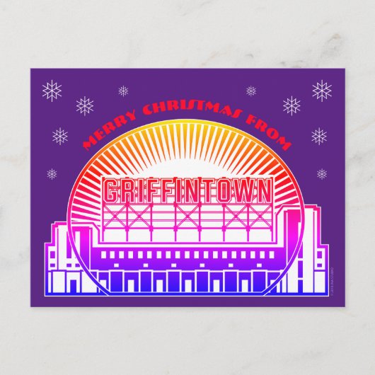 Carte Postale Joyeux Noël De Griffintown Postcard (Devant)