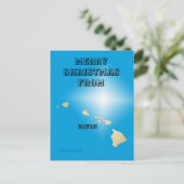 Carte postale - Joyeux Noël de Hawaii (Debout devant)