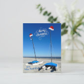 Carte Postale Joyeux Noël de Hilton Head Island Coastal (Debout devant)