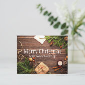 Carte Postale Joyeux Noël de Homeschool Co op (Debout devant)