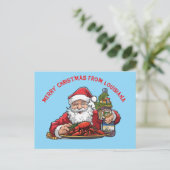 Carte Postale Joyeux Noël de Louisiane (Debout devant)