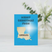 Carte postale - Joyeux Noël de Louisiane (Debout devant)