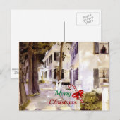 Carte Postale Joyeux Noël de Nantucket (Devant / Derrière)