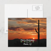 Carte Postale Joyeux Noël de Phoenix, AZ (Devant / Derrière)