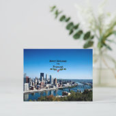 Carte Postale Joyeux Noël de Pittsburgh (Debout devant)