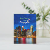 Carte Postale Joyeux Noël de Singapour (Debout devant)