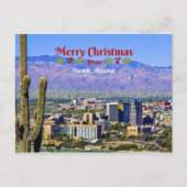 Carte Postale Joyeux Noël de Tucson, Arizona, (Devant)