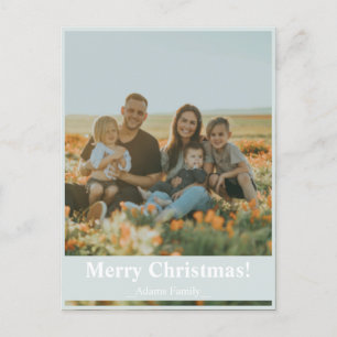 Carte Postale Joyeux Noël de verdure