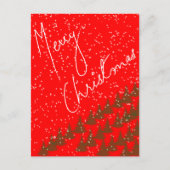Carte Postale Joyeux Noël Dessiné à la Main (Devant)