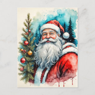 Carte Postale Joyeux Noël du Père Noël