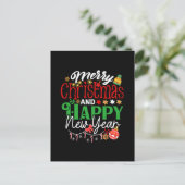 Carte Postale Joyeux Noël et Bonne Année (Debout devant)