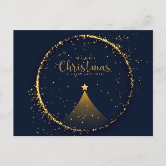 Carte Postale Joyeux Noël et Bonne Année (Devant)