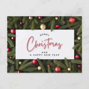 Carte Postale Joyeux Noël et Bonne Année