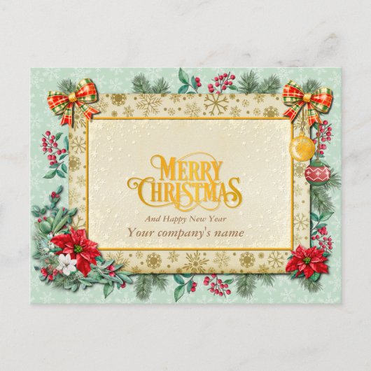 Carte Postale Joyeux Noël et Bonne Année Par Love Pos (Devant)