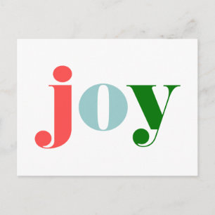 Carte Postale JOYEUX NOËL ET BONNE ANNÉE   Vous souhaitant Joie 