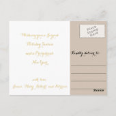 Carte Postale Joyeux Noël familial vacances photo (Dos)