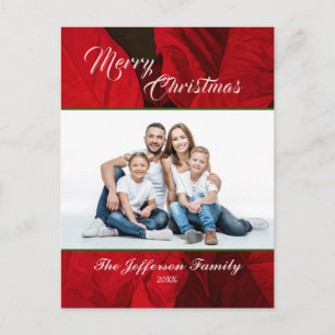 Carte Postale Joyeux Noël Famille Photo Personnaliser