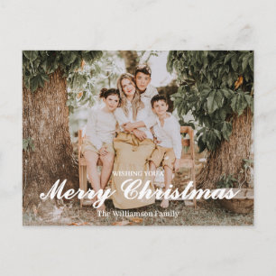 Carte Postale Joyeux Noël Festif Et Lumineux