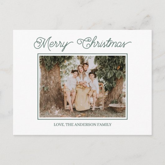 Carte Postale Joyeux Noël Festif Et Lumineux (Devant)