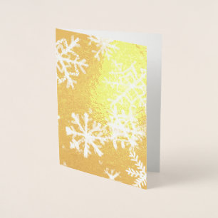 Carte postale Joyeux Noël Golden Holiday