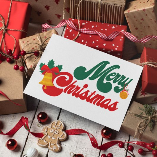 Carte Postale Joyeux Noël Groovy