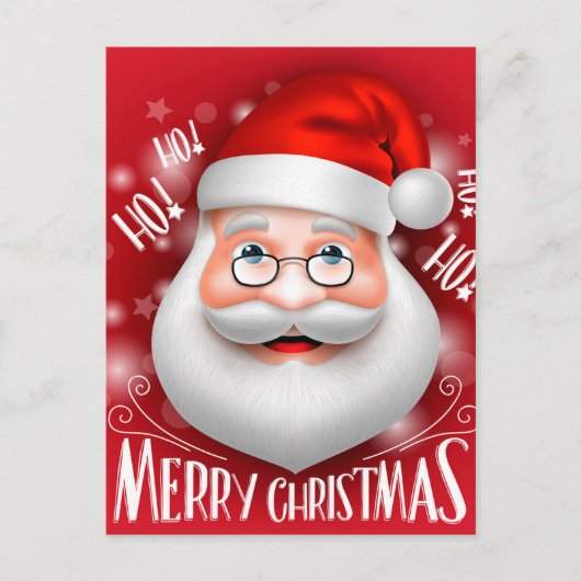 Carte Postale Joyeux Noël Ha Ha (Devant)