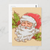 Carte Postale Joyeux Noël Ha Ha (Devant / Derrière)