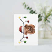 Carte Postale Joyeux Noël Hielan Coo (Debout devant)