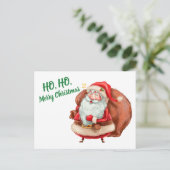 Carte Postale Joyeux Noël Ho Ho (Debout devant)