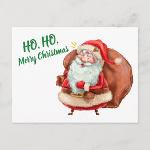 Carte Postale Joyeux Noël Ho Ho