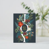 Carte Postale Joyeux Noël JOIE Salutation d'entreprise (Debout devant)