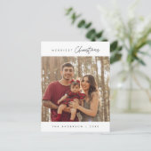 Carte Postale Joyeux Noël Joyeux Photo de famille (Debout devant)