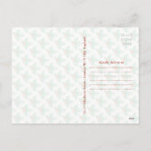 Carte postale Joyeux Noël Lettré (Dos)