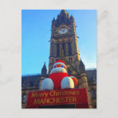 Carte postale Joyeux Noël Manchester (Devant)