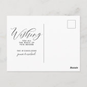 Carte Postale JOYEUX NOËL | Meilleurs Vœux Scottie Dogs (Dos)