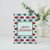 Carte Postale Joyeux Noël Mod Rétro (Debout devant)