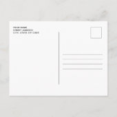 Carte Postale Joyeux Noël moderne Holly et Berries (Dos)