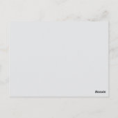 Carte Postale Joyeux Noël moderne minimaliste (Dos)