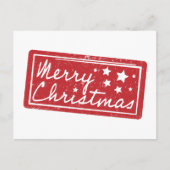 Carte Postale Joyeux Noël moderne minimaliste (Devant)