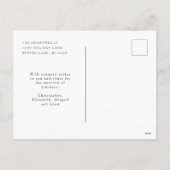 Carte postale Joyeux Noël Ours Brown (Dos)