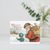 Carte Postale Joyeux Noël par Ellen Clapsaddle (Debout devant)