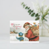 Carte Postale Joyeux Noël par Ellen Clapsaddle (Debout devant)